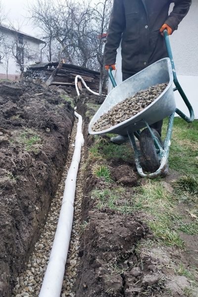 Drain Trenching in Gig Harbor
