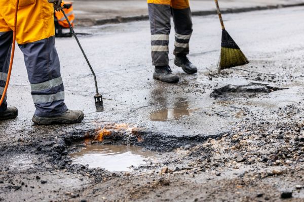 Gravel Pothole Repair in Gig Harbor